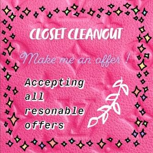 MAKE ME AN OFFER ! CLOSET CLEANOUT !